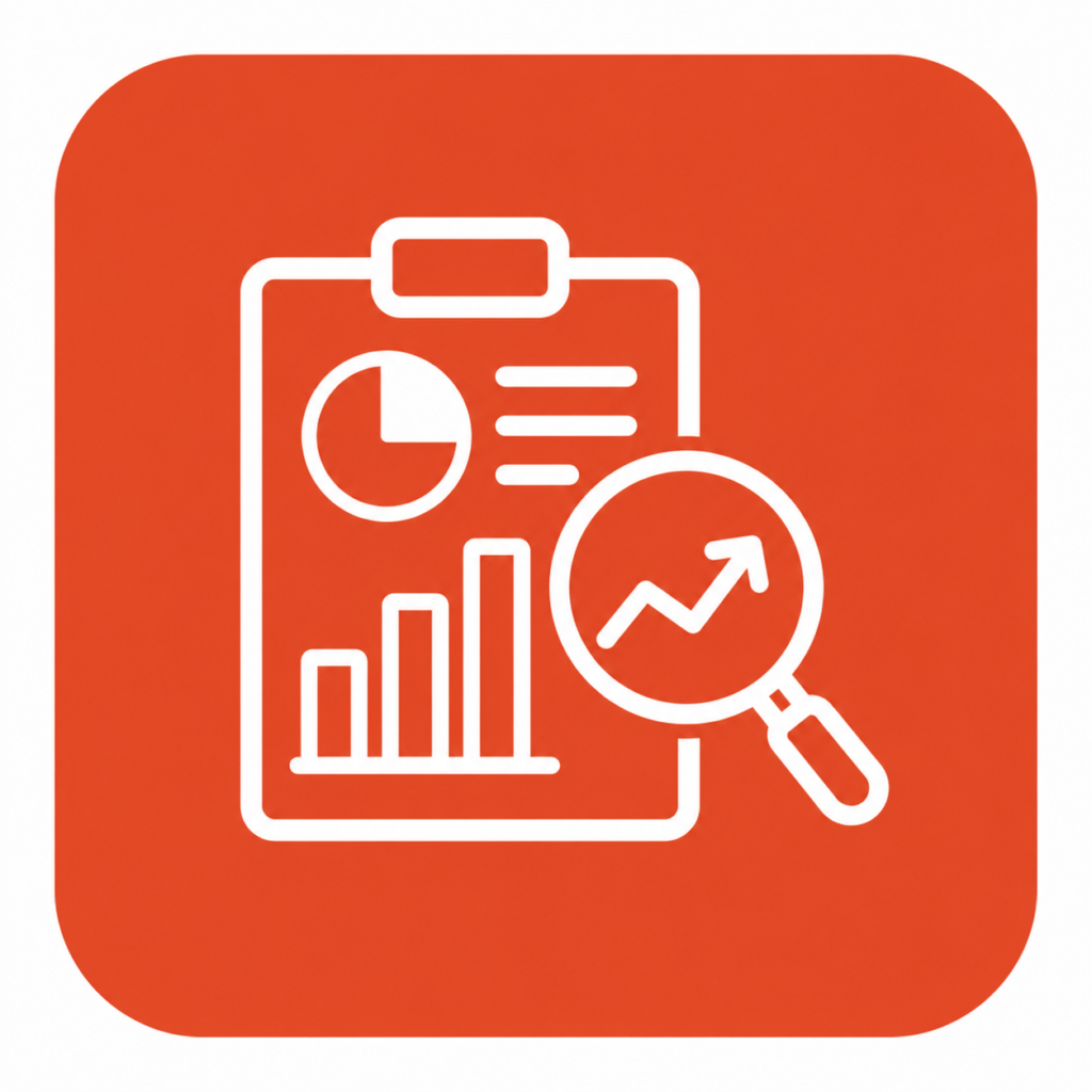 brand audit and benchmarking icon